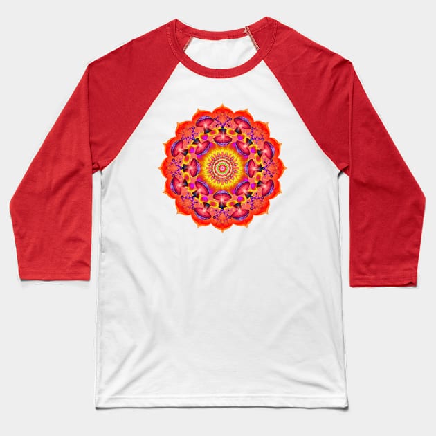 Mandala Magic - Daily Focus 4.11.2023 Baseball T-Shirt by Mandala Magic